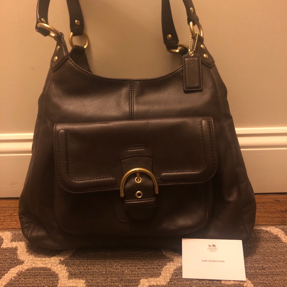 Authentic Coach shoulder bag. Gifted, like new!